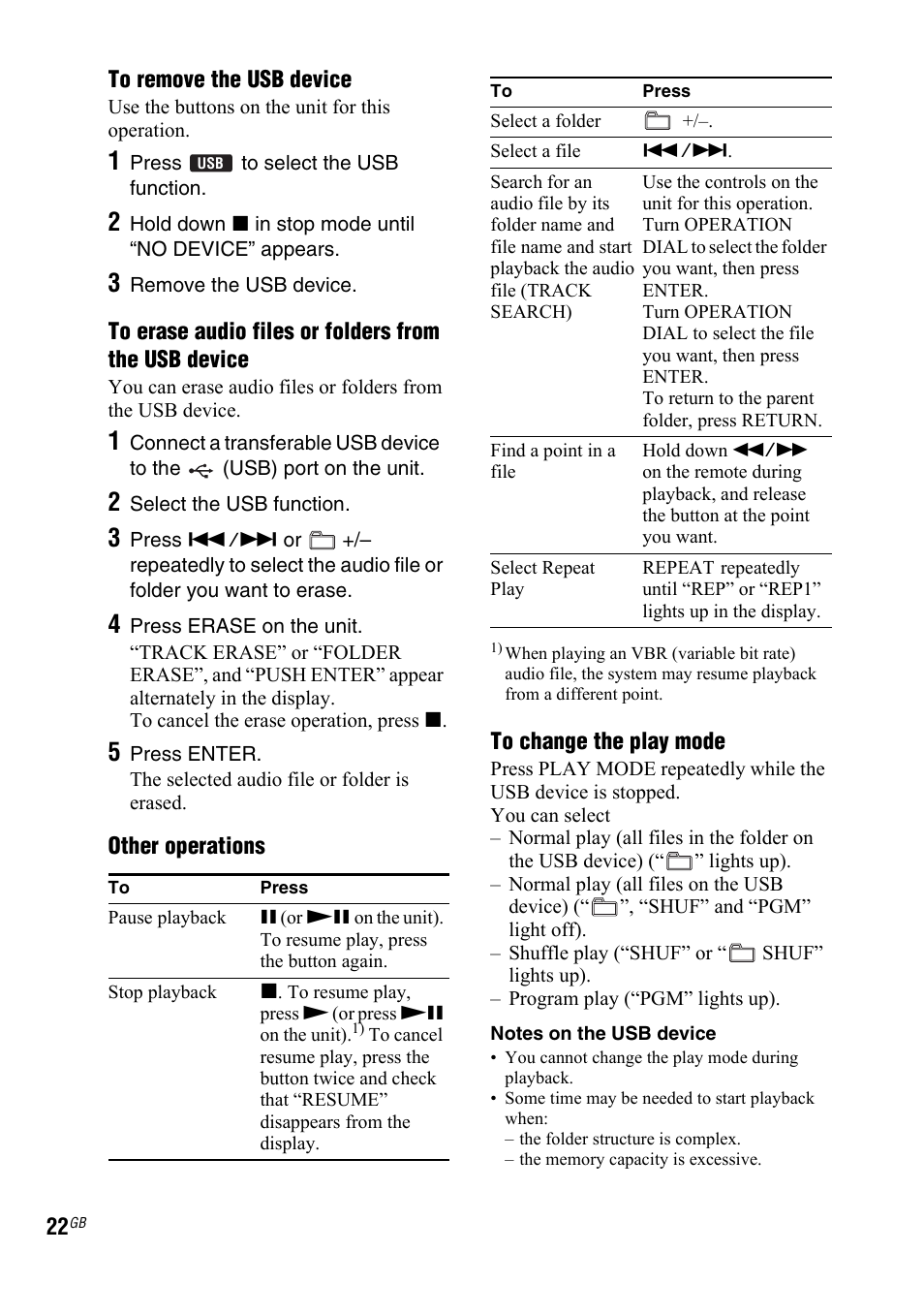 Sony 3-287-077-14(2) User Manual | Page 22 / 48