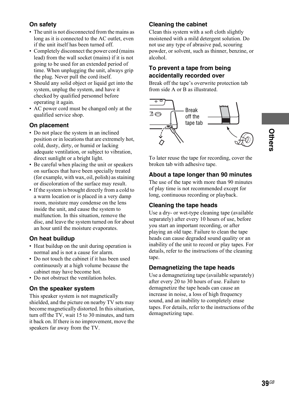 Oth e rs | Sony 3-287-077-14(2) User Manual | Page 39 / 48