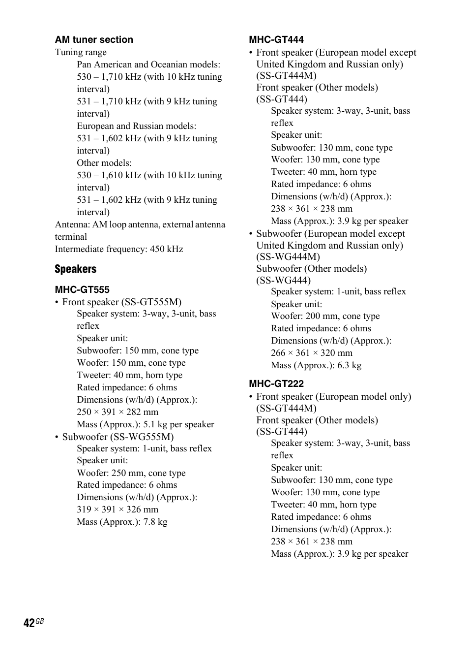 Sony 3-287-077-14(2) User Manual | Page 42 / 48
