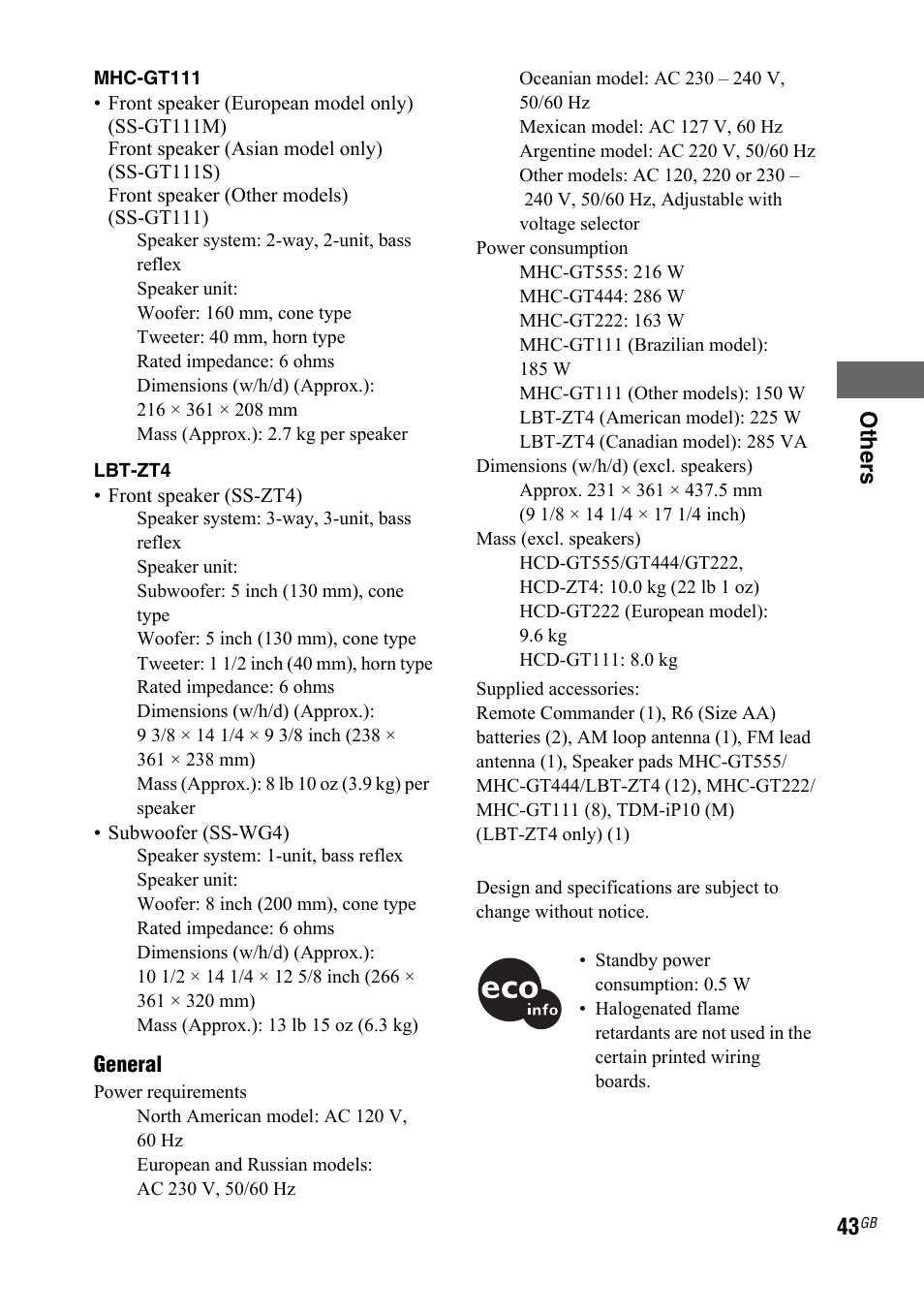 Sony 3-287-077-14(2) User Manual | Page 43 / 48