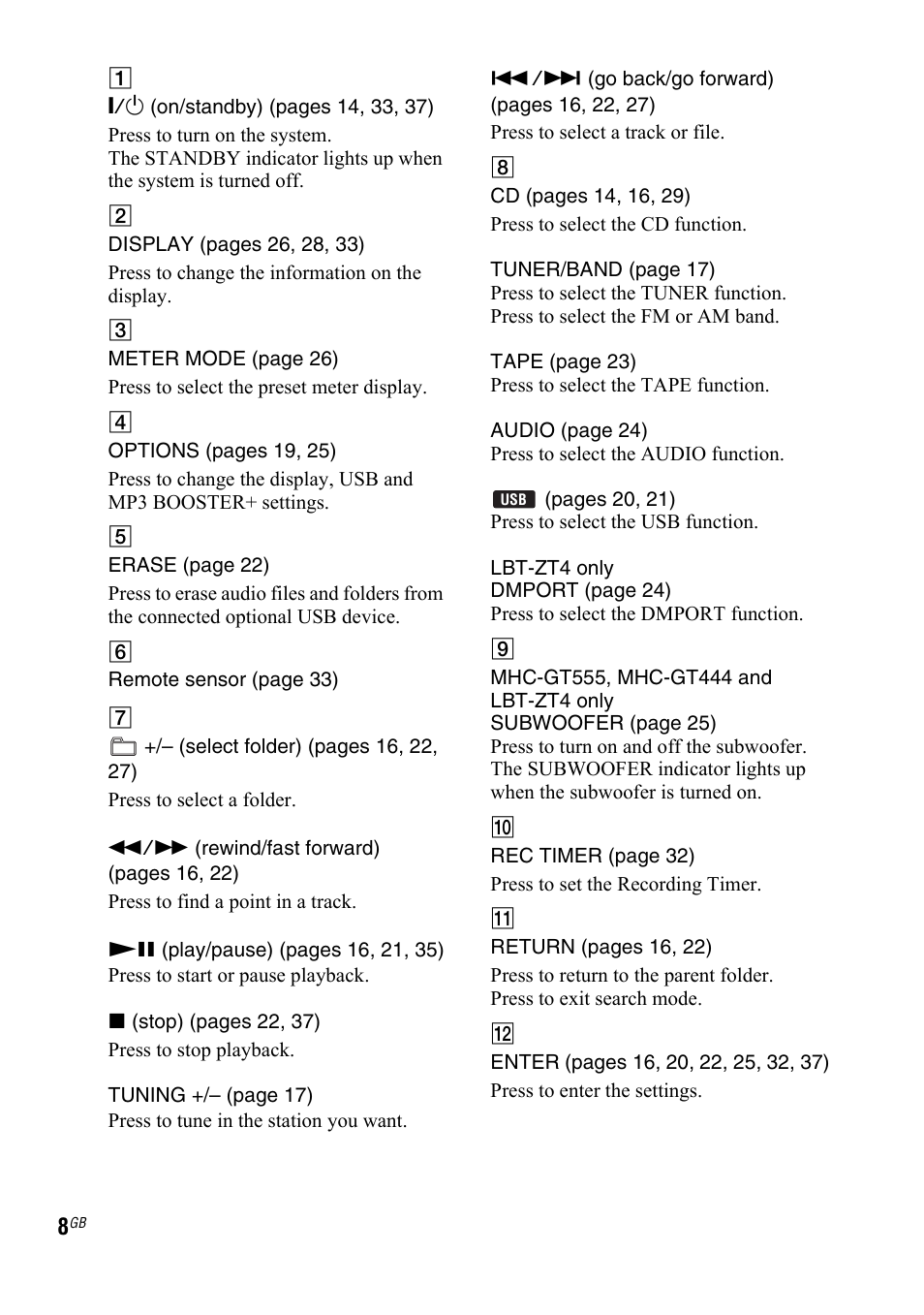 Sony 3-287-077-14(2) User Manual | Page 8 / 48