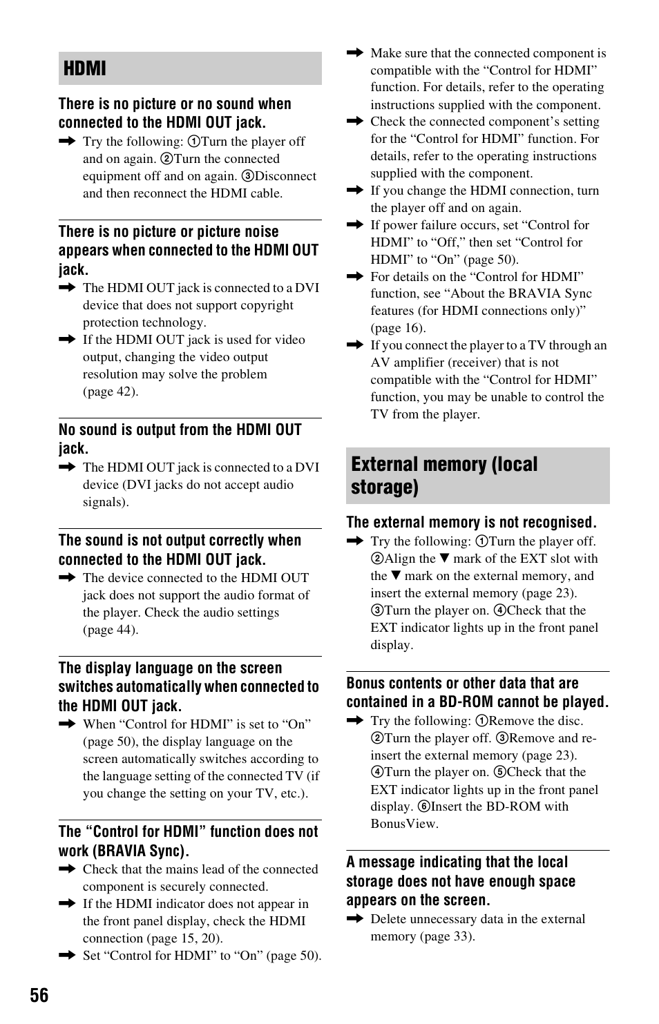 Sony 3-452-775-11(1) User Manual | Page 56 / 71