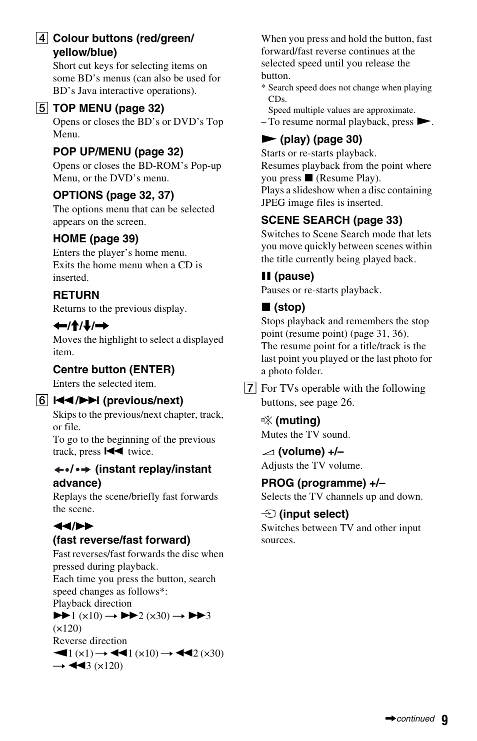 Sony 3-452-775-11(1) User Manual | Page 9 / 71