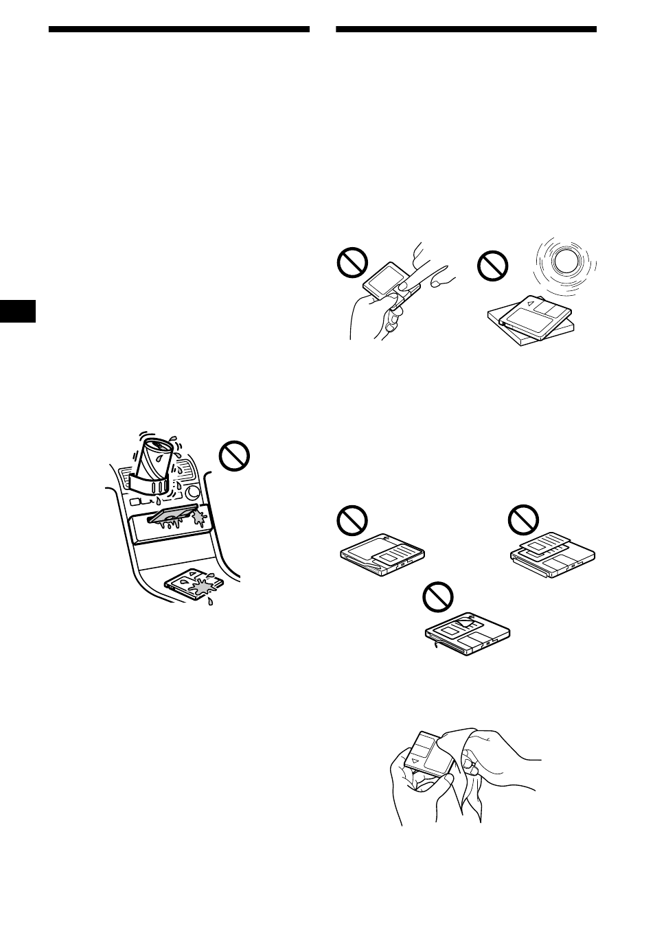 Sicherheitsmaßnahmen, Hinweise zu mds, Sicherheitsmaßnahmen hinweise zu mds | 6sicherheitsmaßnahmen | Sony MDX-CA680 User Manual | Page 32 / 132