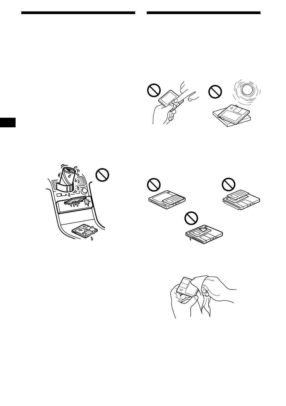 Precautions, Notes on mds, 6precautions | Sony MDX-CA680 User Manual | Page 6 / 132