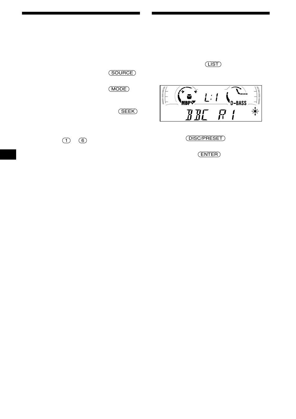Mémorisation des stations souhaitées uniquement, Syntonisation d’une station via une liste, Mémorisation des stations souhaitées | Uniquement, List-up, 14 mémorisation des stations souhaitées uniquement | Sony MDX-CA680 User Manual | Page 66 / 132