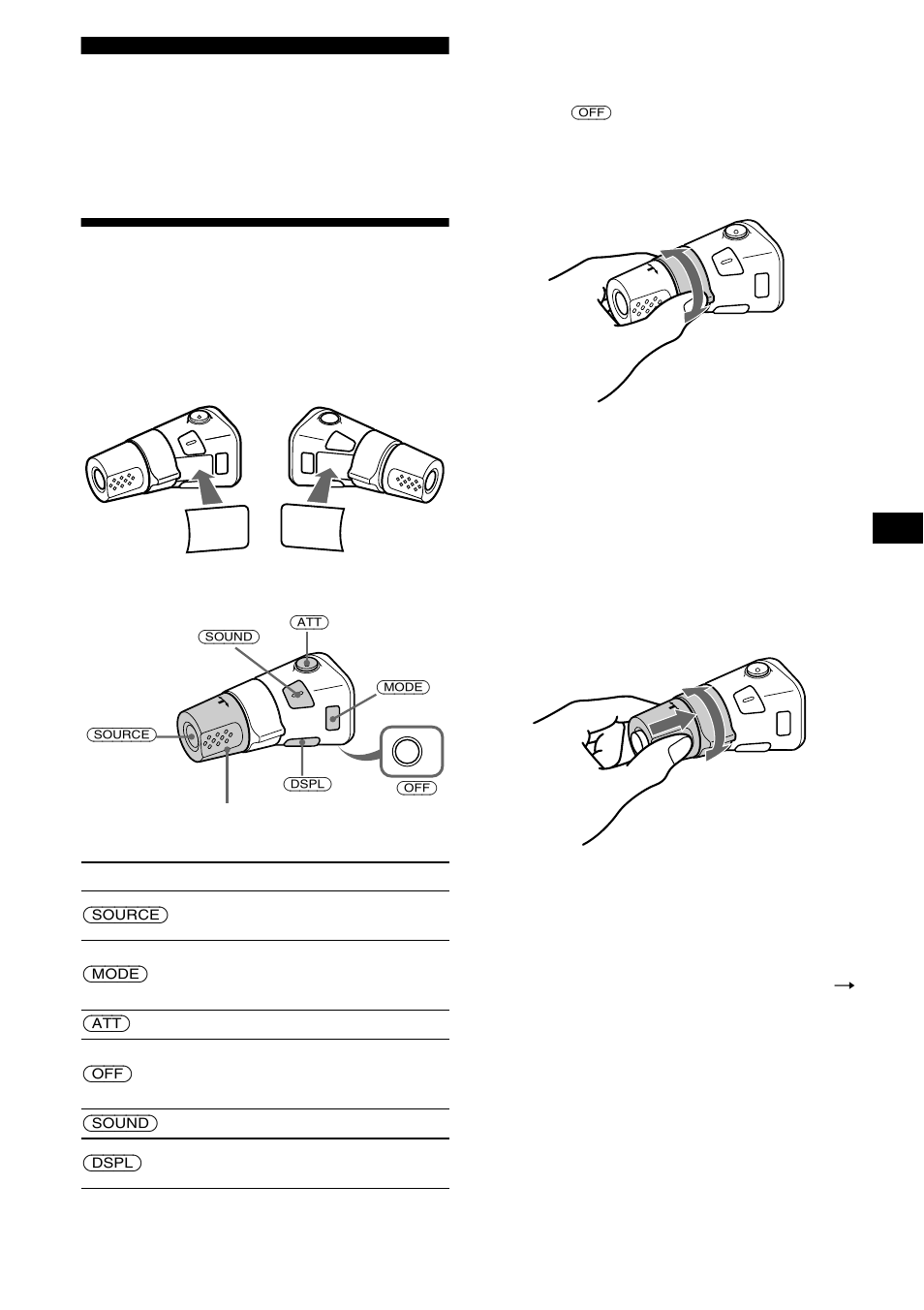 Altre funzioni, Uso del comando a rotazione | Sony MDX-CA680 User Manual | Page 97 / 132