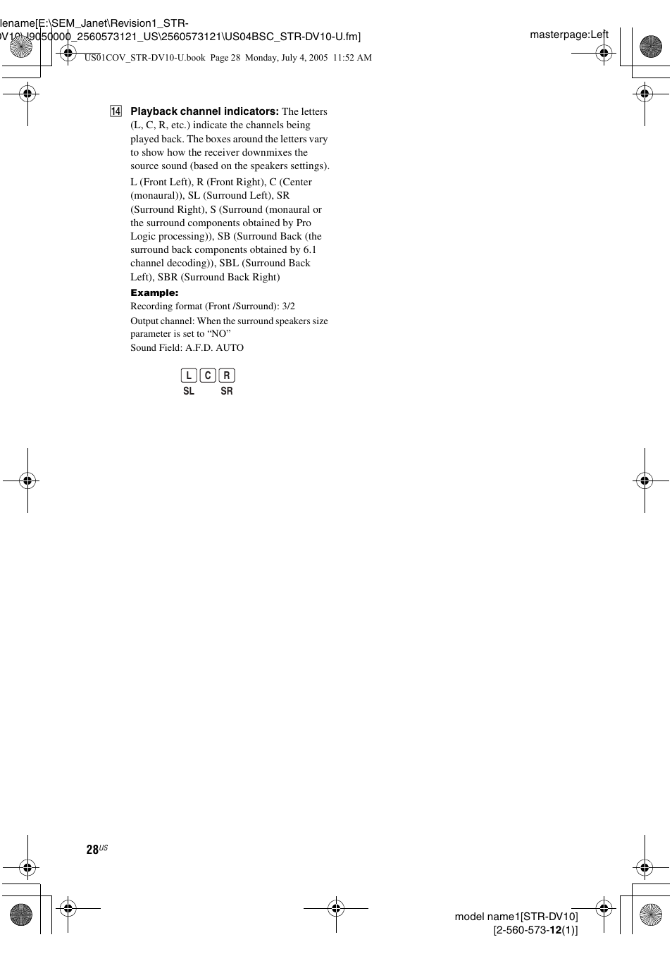 Sony STR-DV10 User Manual | Page 28 / 56