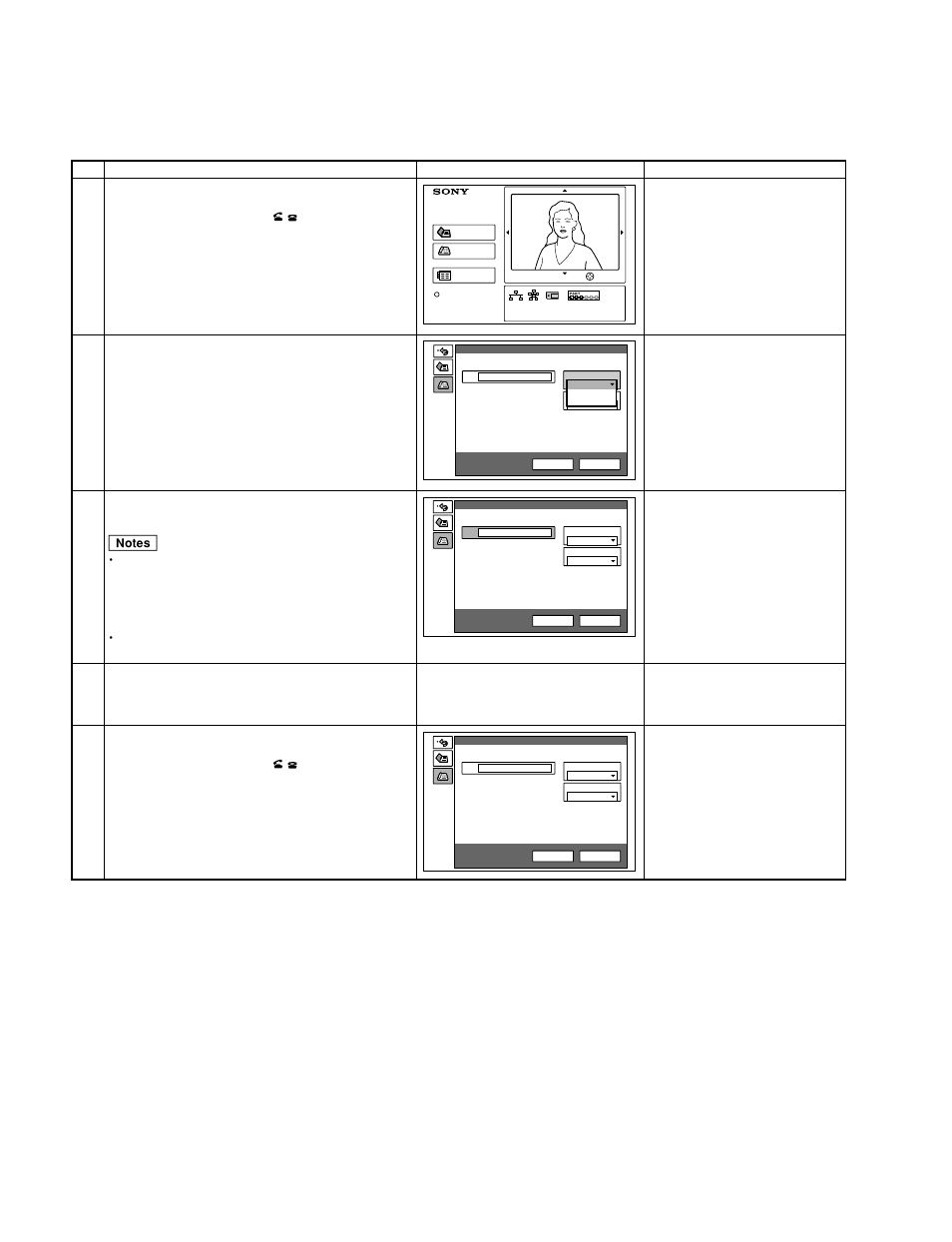 6-3. outgoing procedure of lan | Sony PCS-1P User Manual | Page 28 / 78