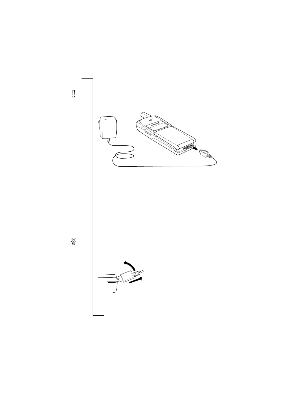 Charging the battery, Disconnecting the charger | Sony T10s User Manual | Page 7 / 94