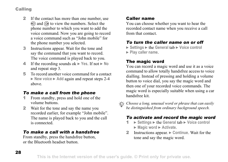 Sony K608i User Manual | Page 28 / 96