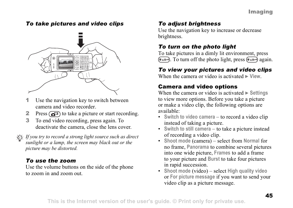 Sony K608i User Manual | Page 45 / 96