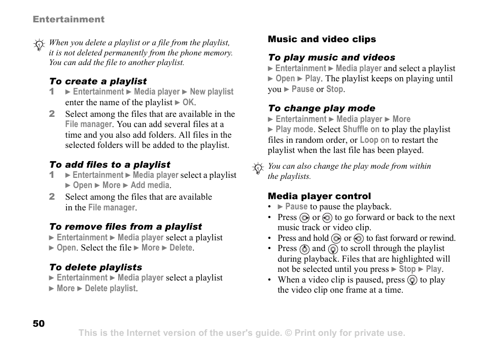 Sony K608i User Manual | Page 50 / 96