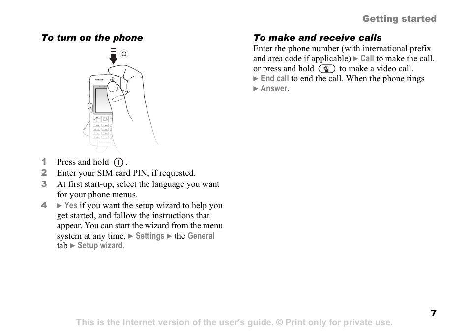 Sony K608i User Manual | Page 7 / 96