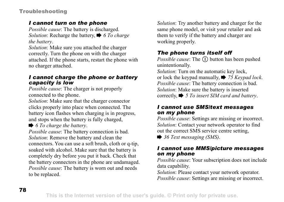 Sony K608i User Manual | Page 78 / 96