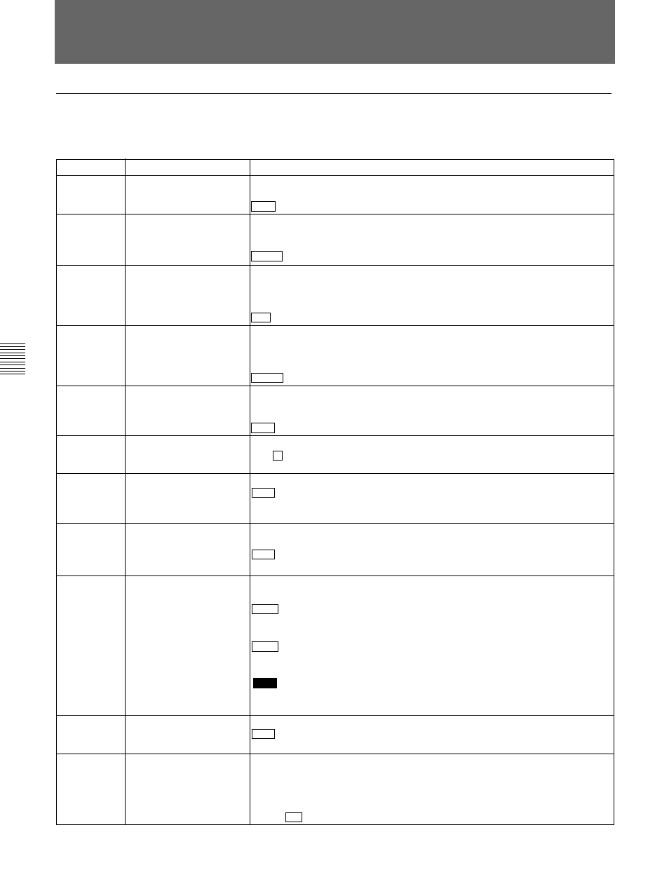 4 extended menu, Items in the extended menu | Sony J-H1 User Manual | Page 40 / 53