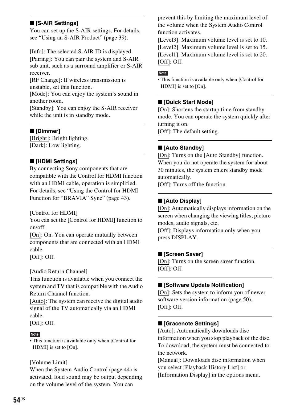 Sony BDV-E770W User Manual | Page 54 / 75