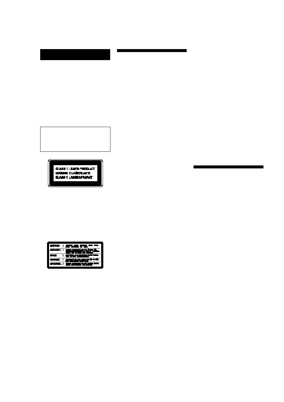 Precauciones, Bienvenido, Advertencia | Sony CDP-XE300 User Manual | Page 32 / 46