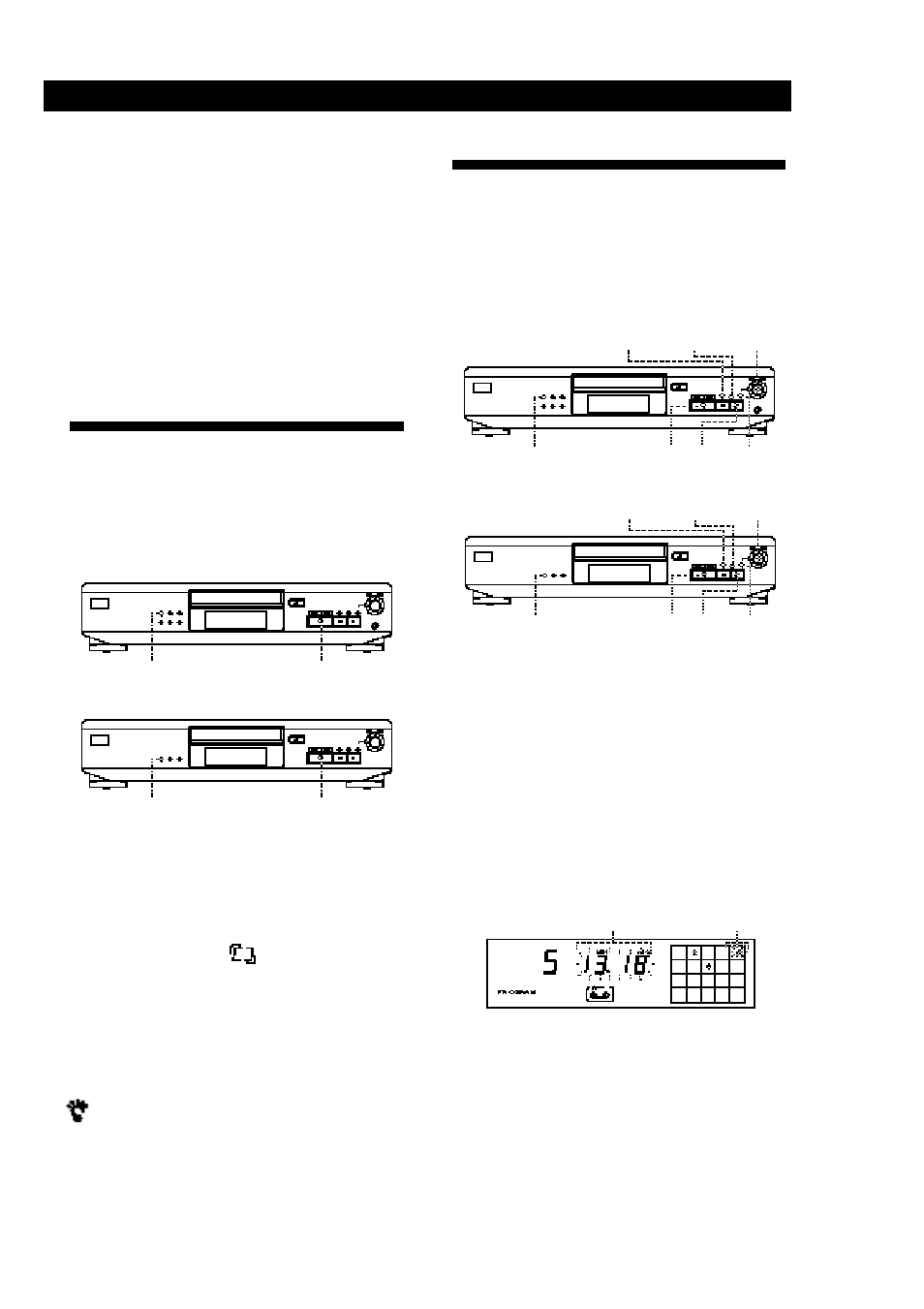 Reproducción de discos compactos, Repetición del tema actual, Creación de un programa en el reproductor 1 | Sony CDP-XE300 User Manual | Page 39 / 46