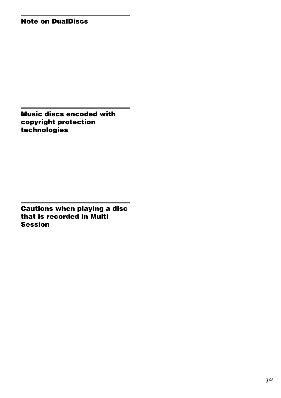 Sony ZX6 User Manual | Page 7 / 48
