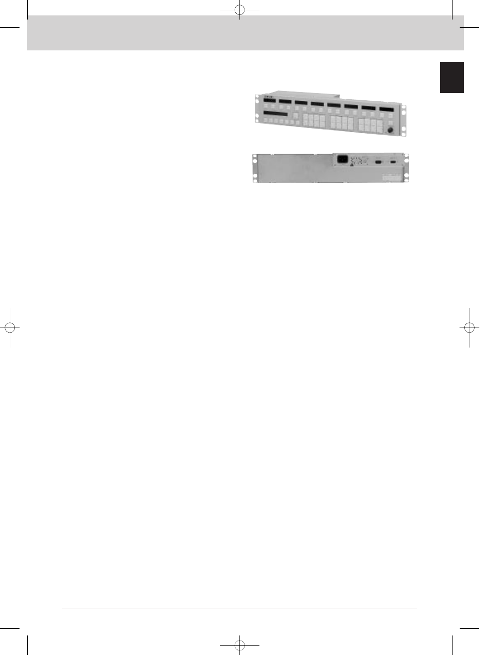 Bks-r3216, Multi-bus control unit, Routing switchers | Sony MK7807V1 User Manual | Page 27 / 164