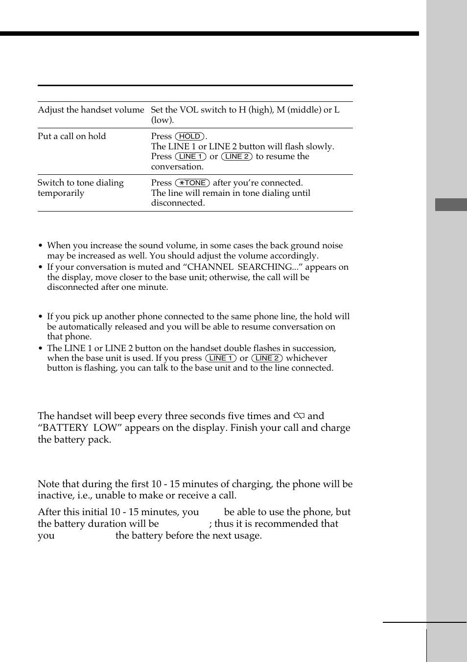 Basics | Sony SPP-A972 User Manual | Page 25 / 80