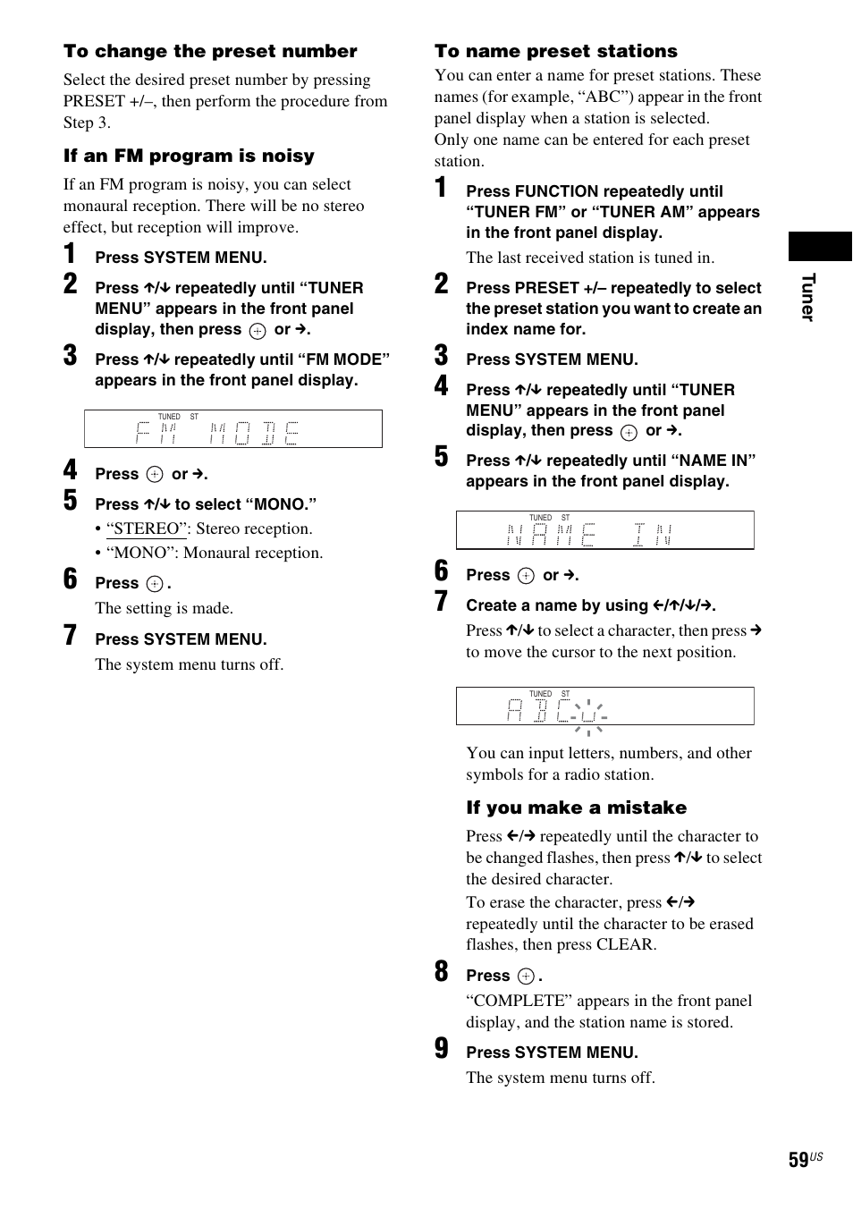 Sony BDV-T20W User Manual | Page 59 / 123