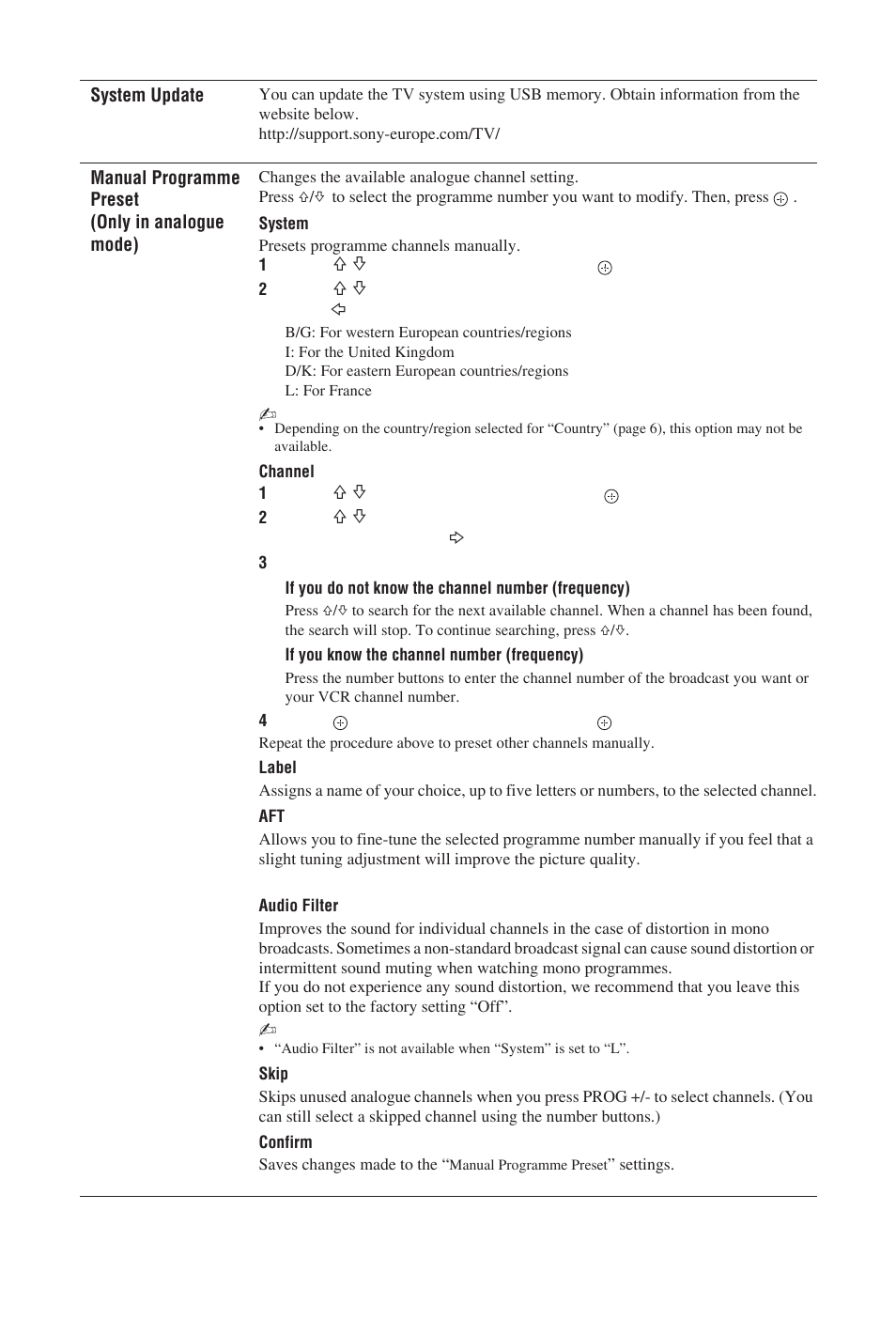 Sony BRAVIA KDL-19S57xx User Manual | Page 26 / 35
