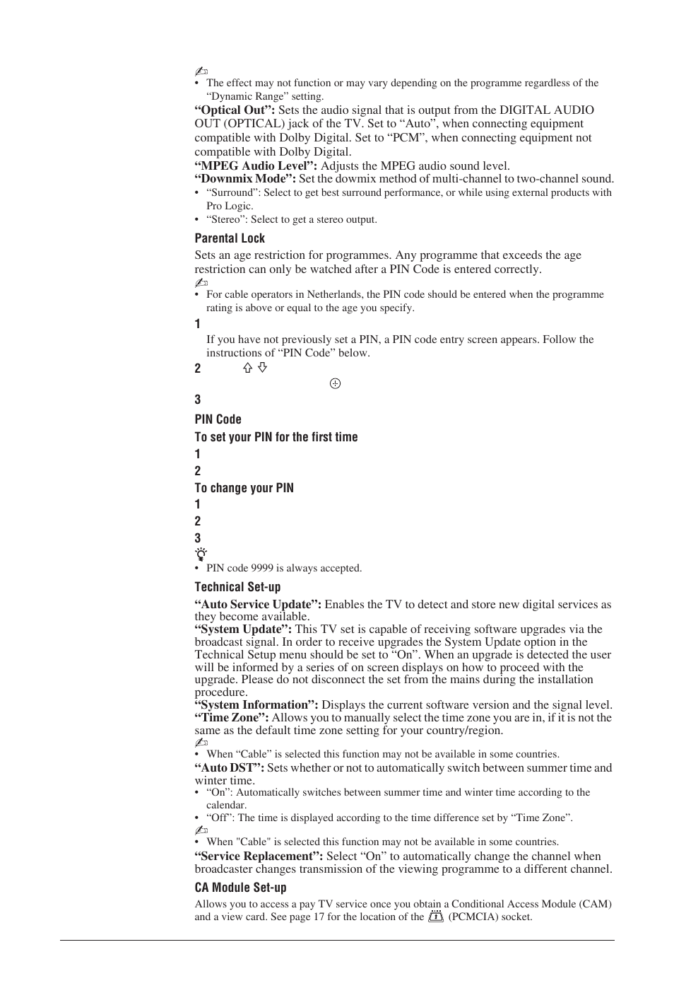 Sony BRAVIA KDL-19S57xx User Manual | Page 28 / 35