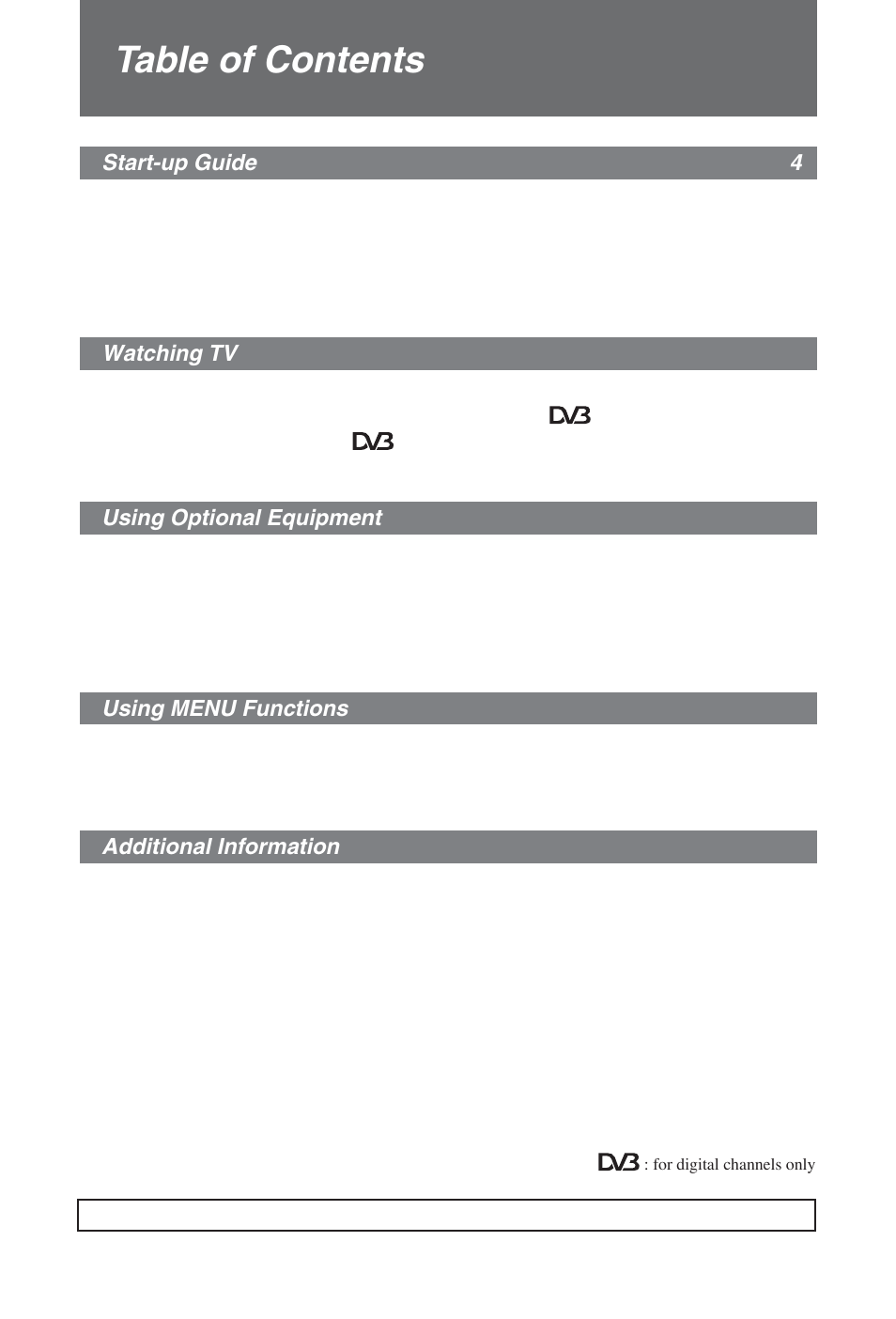 Sony BRAVIA KDL-19S57xx User Manual | Page 3 / 35