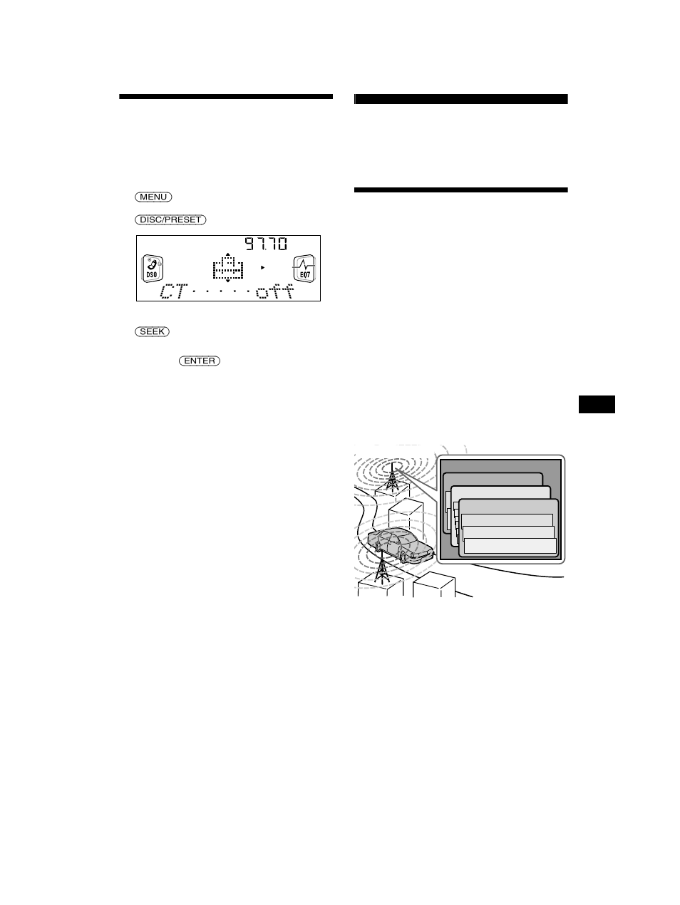 Klok automatisch instellen, Dab (optie), Overzicht van dab | Sony CDX-CA750 User Manual | Page 153 / 170