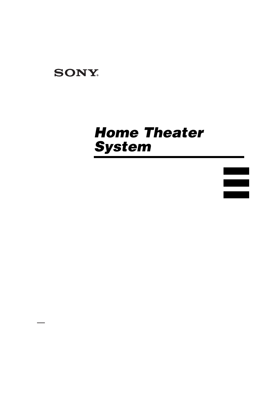 Sony HT-K250 User Manual | 112 pages