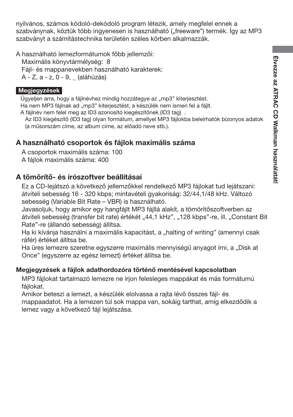 Sony D-NF611 User Manual | Page 43 / 112