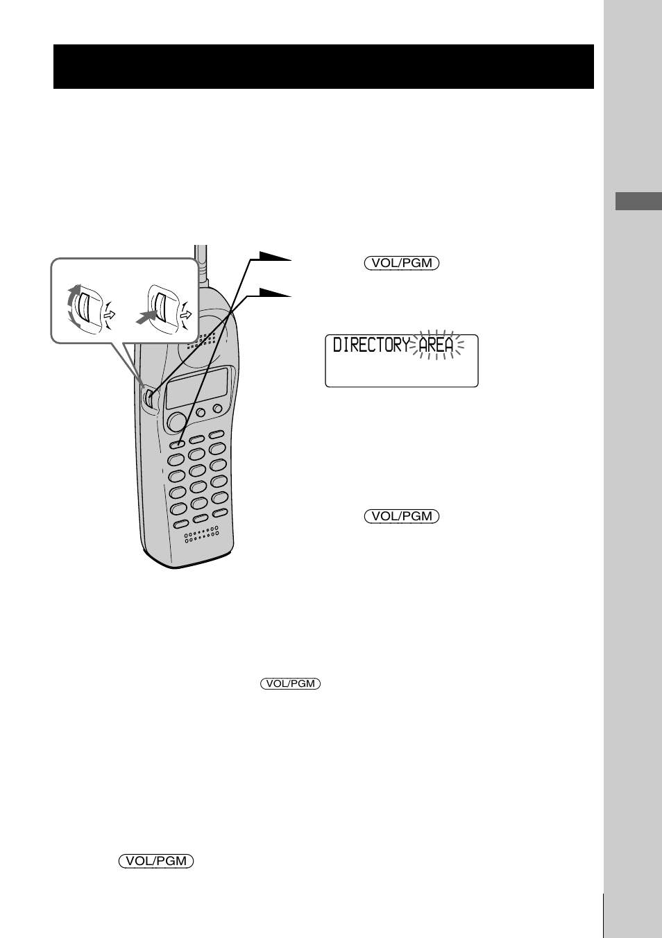 Entering your area code, Step 4: entering your area code, Step 4 | Sony SPP-SS966 User Manual | Page 13 / 96