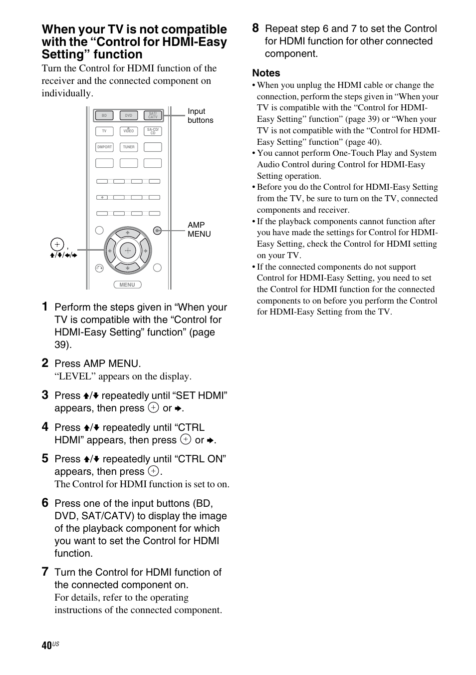 Sony HT-SF370 User Manual | Page 40 / 76