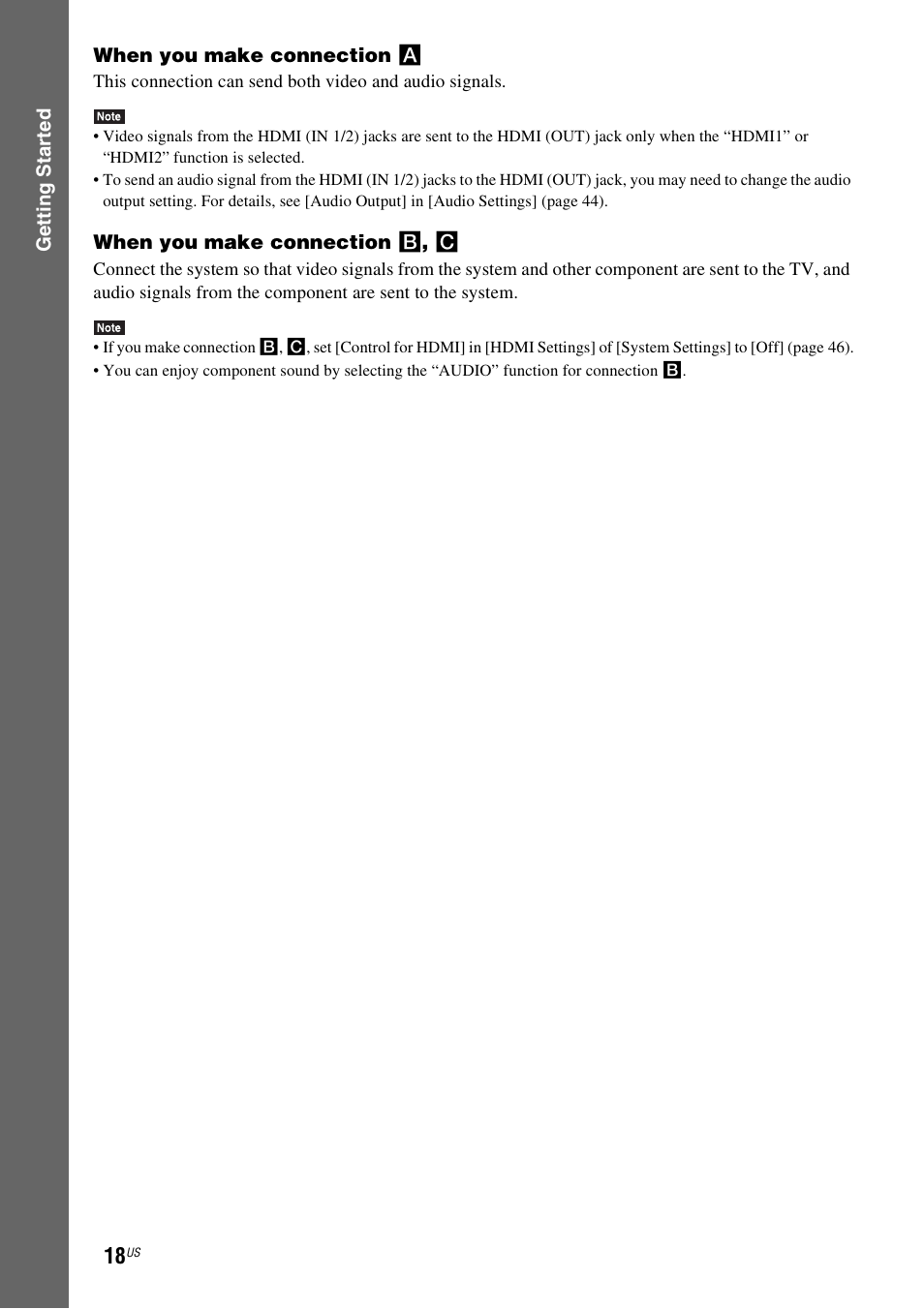 Sony Blu-Ray Disc / DVD Home Theater System BDV-N790W User Manual | Page 18 / 64