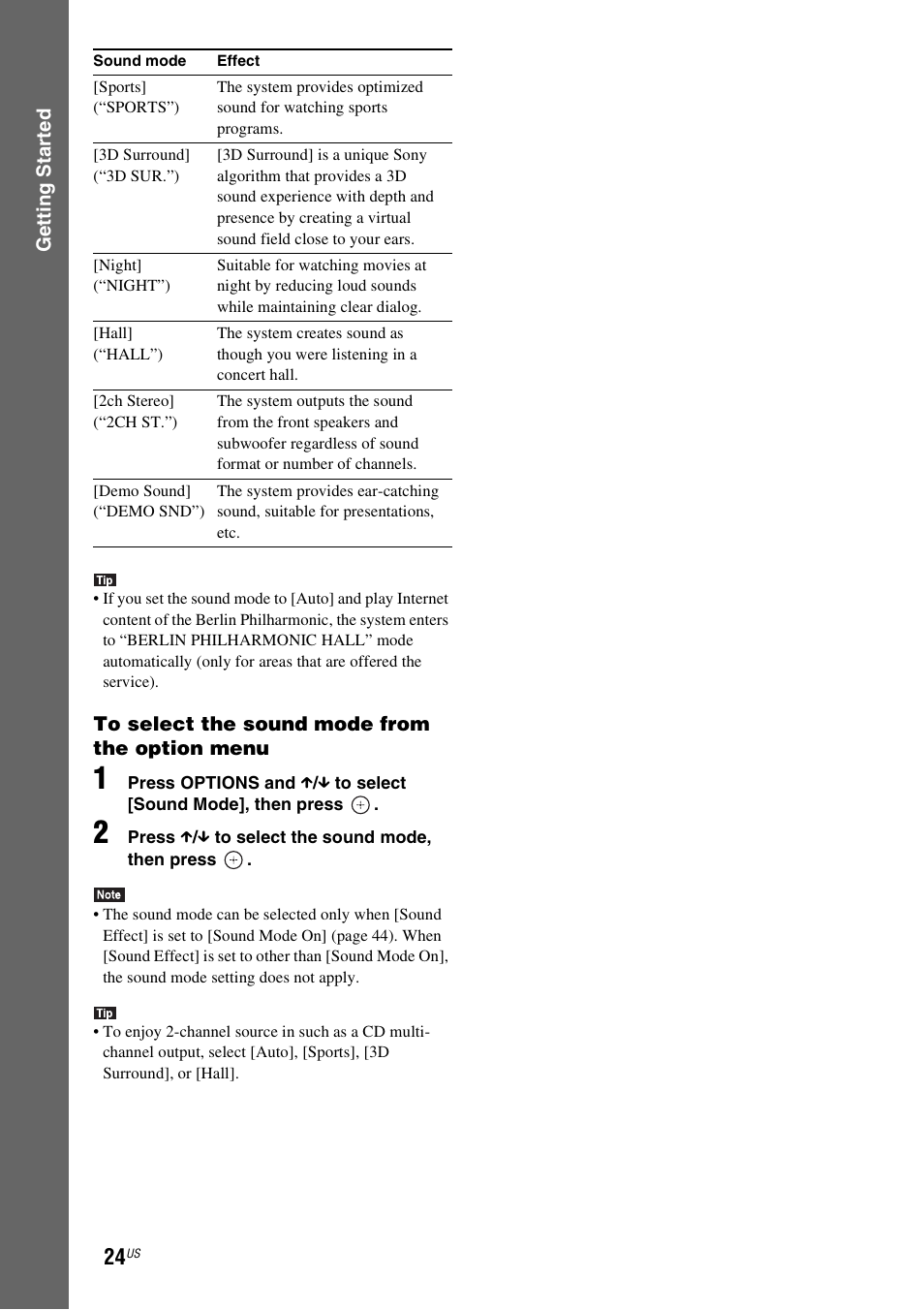 Sony Blu-Ray Disc / DVD Home Theater System BDV-N790W User Manual | Page 24 / 64
