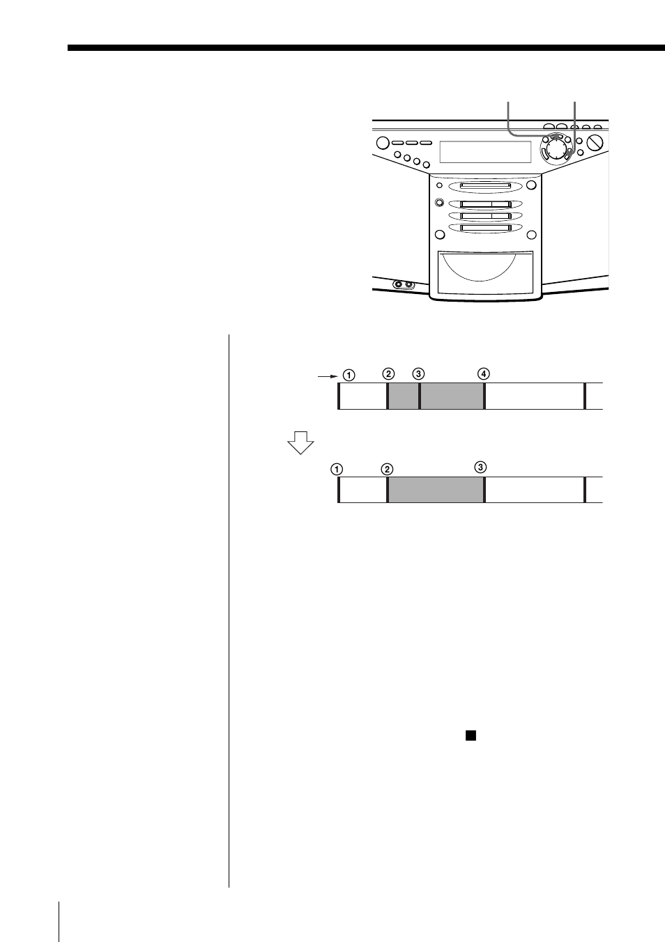Combining recorded tracks | Sony ZS-M7 User Manual | Page 36 / 126