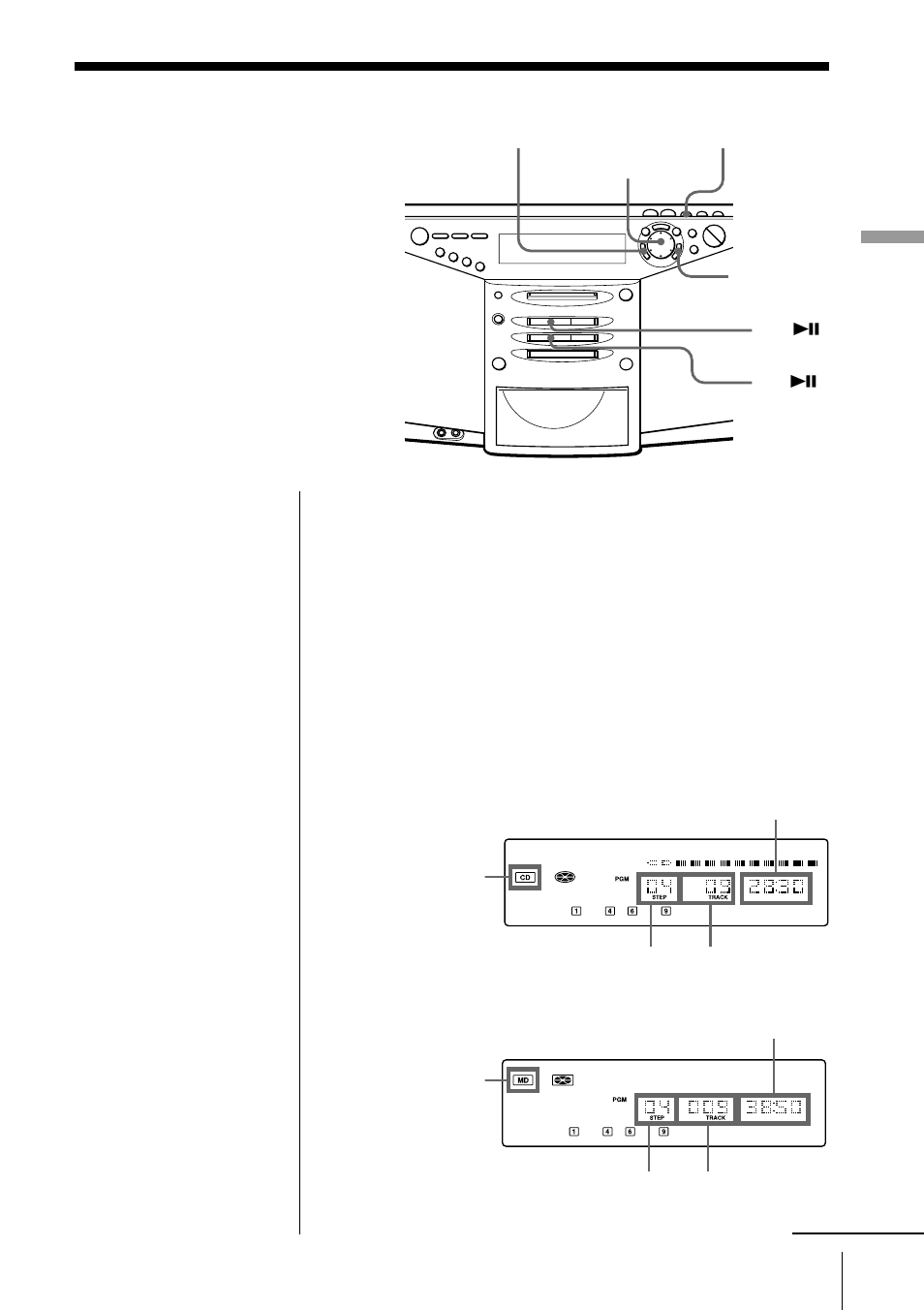 Creación de su propio programa | Sony ZS-M7 User Manual | Page 83 / 126