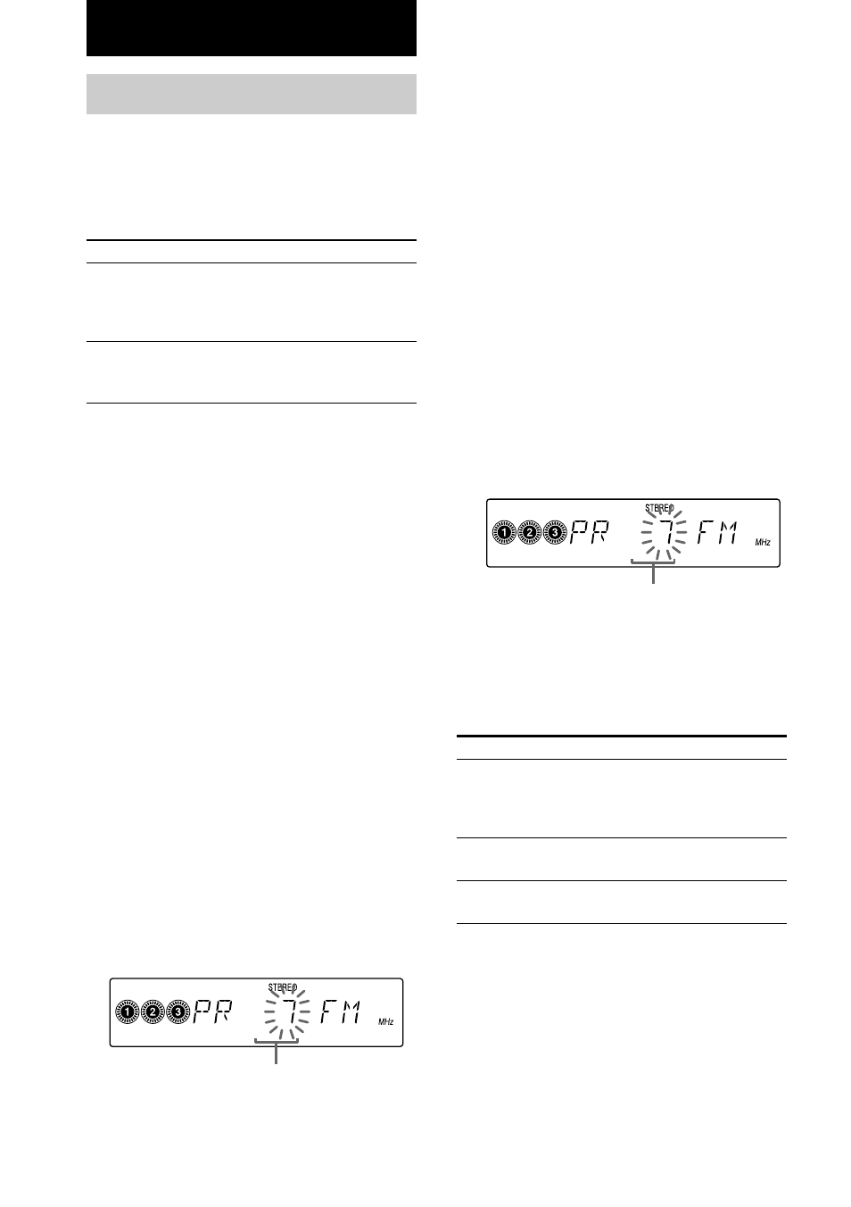 Tuner, Presetting radio stations | Sony CMT-EP707 User Manual | Page 10 / 24