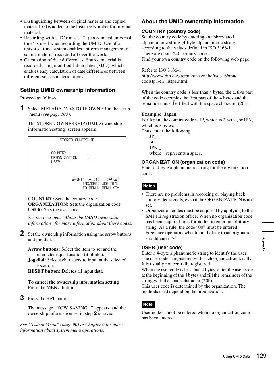 Sony 3-270-589-12 (1) User Manual | Page 129 / 135