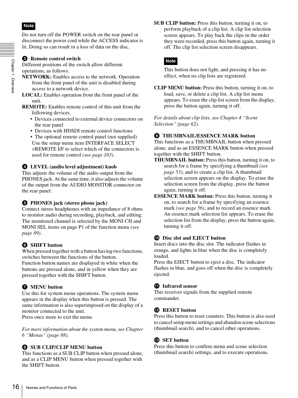 Sony 3-270-589-12 (1) User Manual | Page 16 / 135