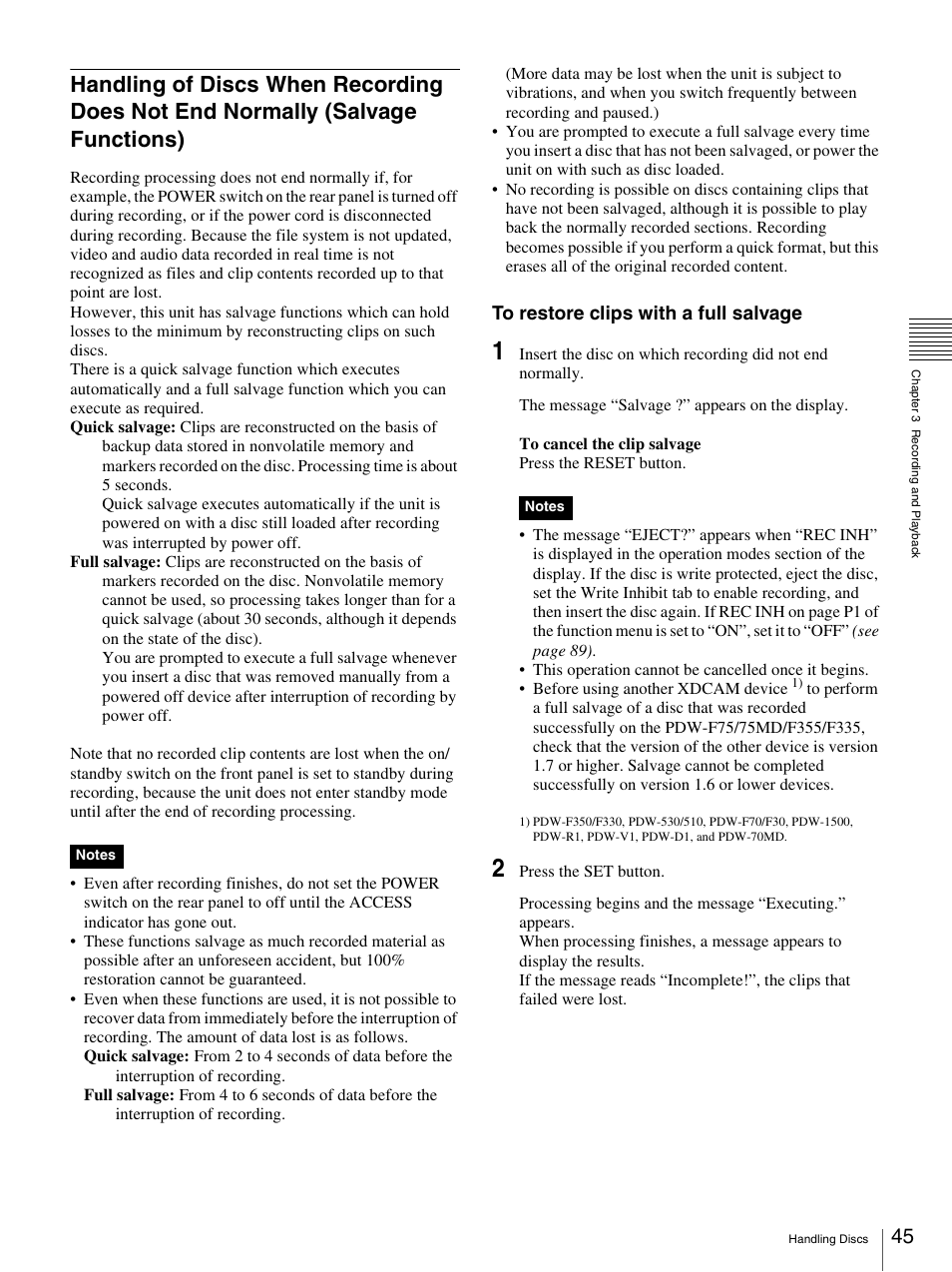 Functions) | Sony 3-270-589-12 (1) User Manual | Page 45 / 135