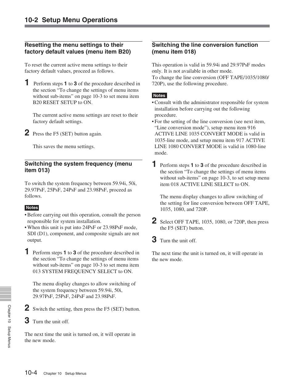 Sony HDW-D2000 User Manual | Page 101 / 147