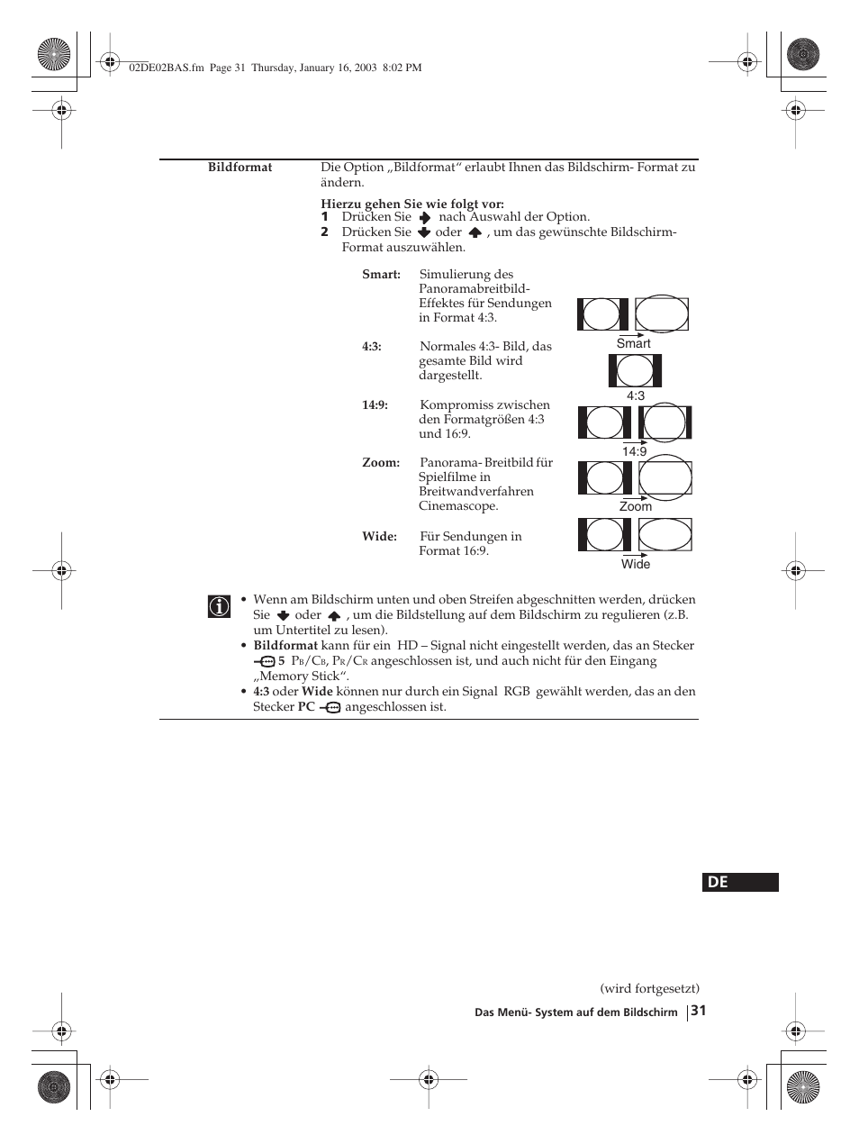 Sony WEGA KLV-30MR1 User Manual | Page 107 / 304