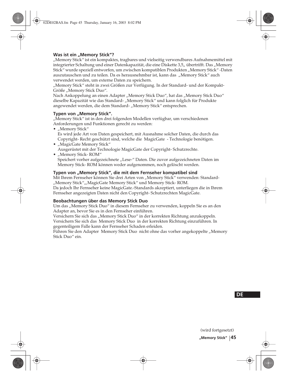 Sony WEGA KLV-30MR1 User Manual | Page 121 / 304