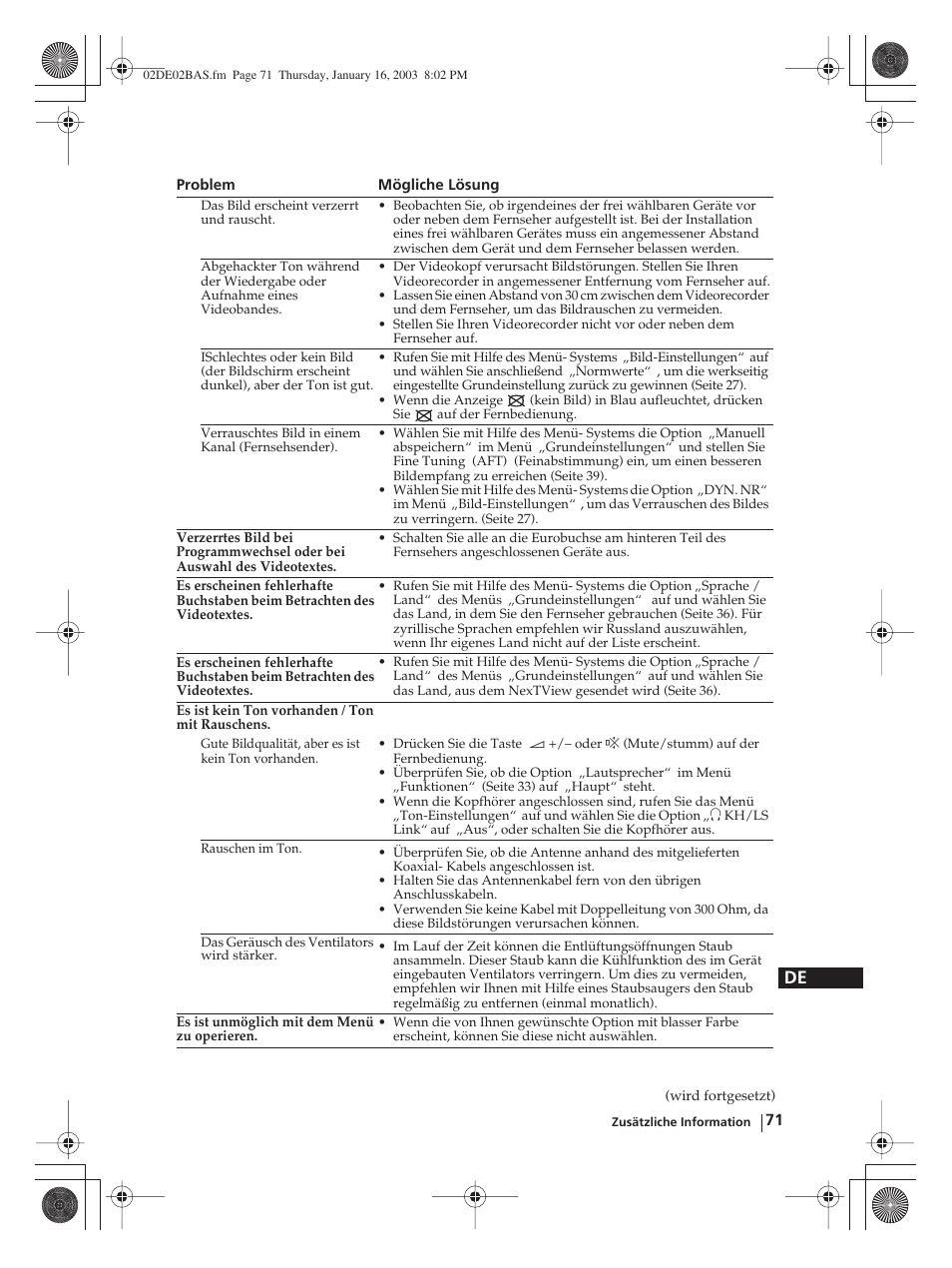 Sony WEGA KLV-30MR1 User Manual | Page 147 / 304