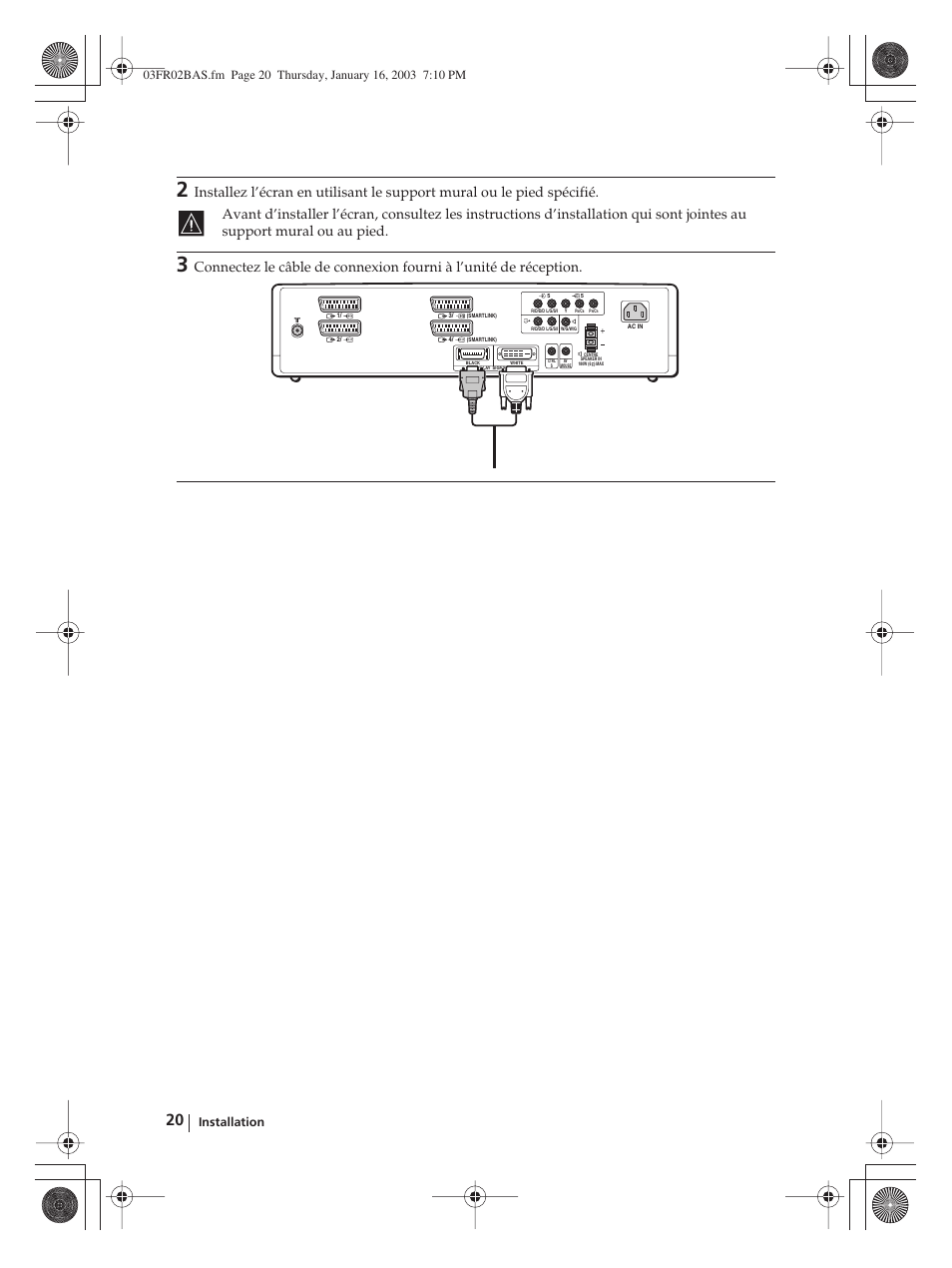 Sony WEGA KLV-30MR1 User Manual | Page 170 / 304