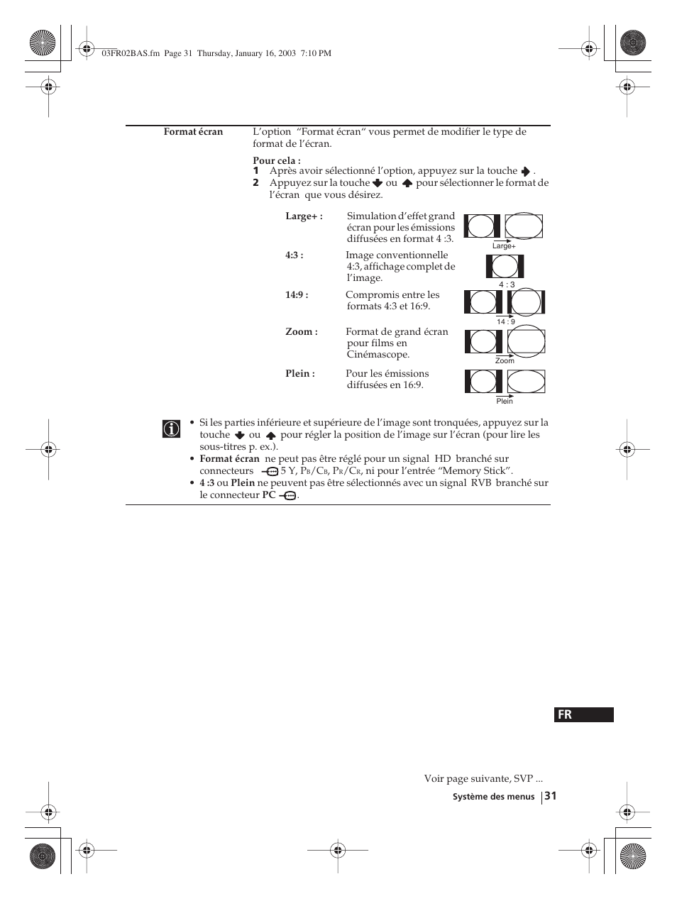 Sony WEGA KLV-30MR1 User Manual | Page 181 / 304