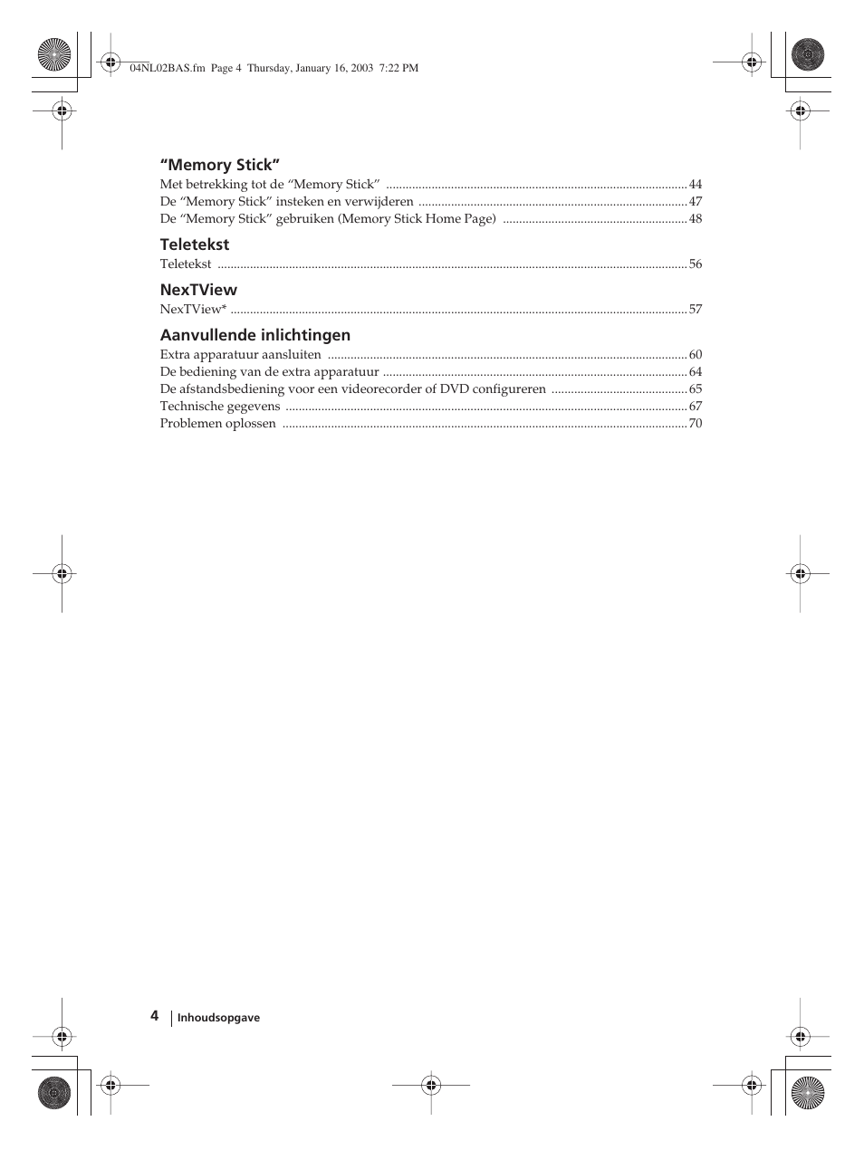 Sony WEGA KLV-30MR1 User Manual | Page 232 / 304